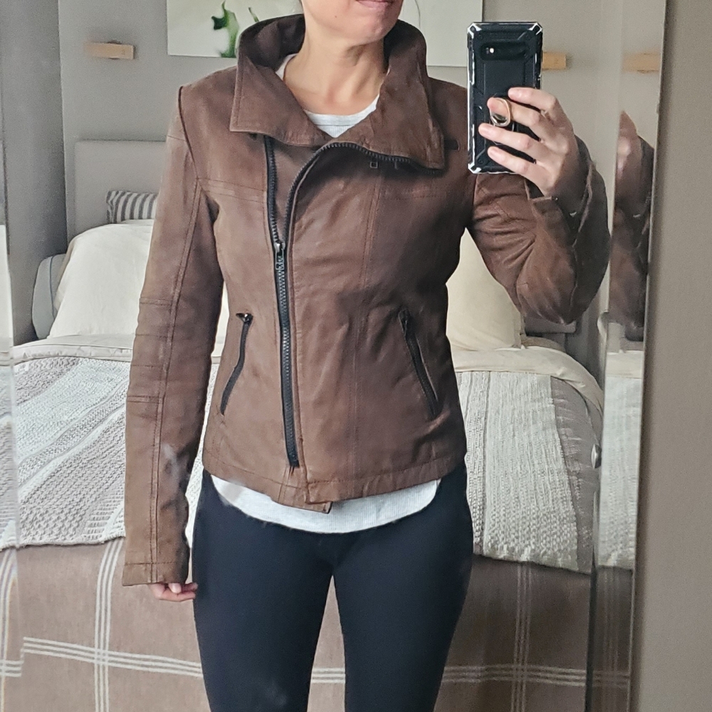 Buffalo Genuine Leather Distressed Jacket - Picture 11 of 12